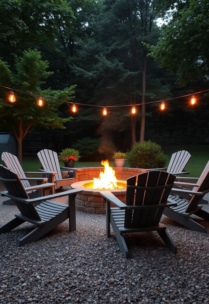 16 Outdoor Decor Ideas That'll Turn Your Backyard Into a Paradise! - 1. Cozy Fire Pit Area