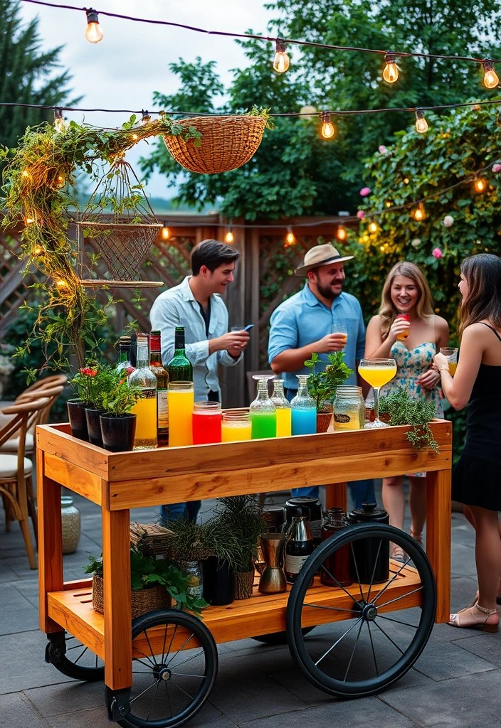 16 Outdoor Decor Ideas That'll Turn Your Backyard Into a Paradise! - 10. Inviting Outdoor Bar