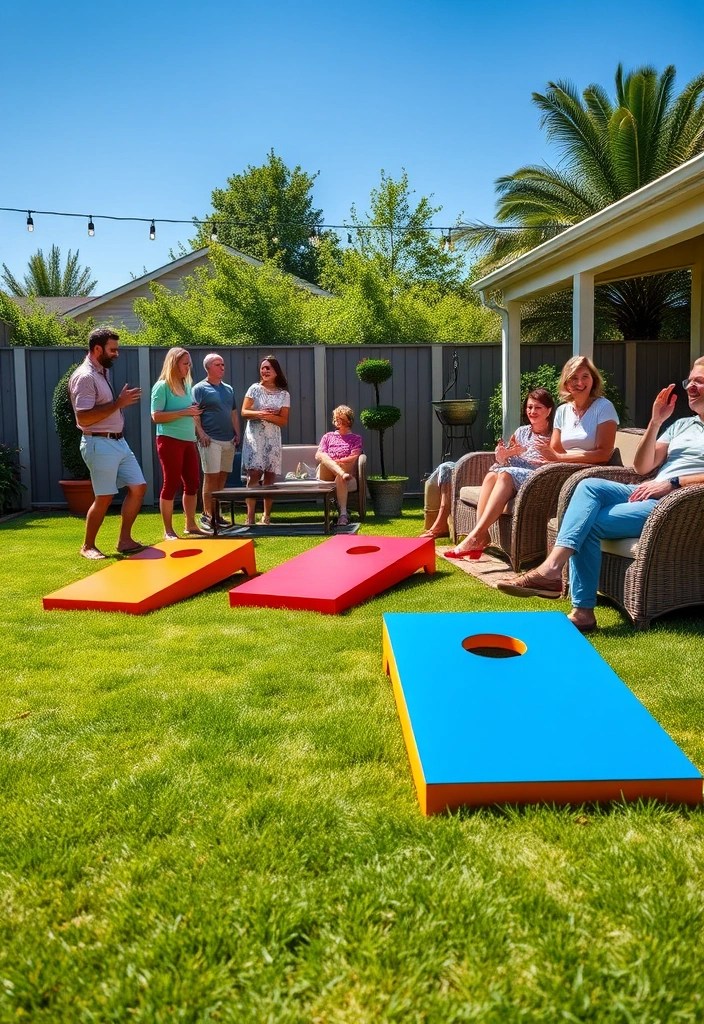 16 Outdoor Decor Ideas That'll Turn Your Backyard Into a Paradise! - 9. Playful Outdoor Games