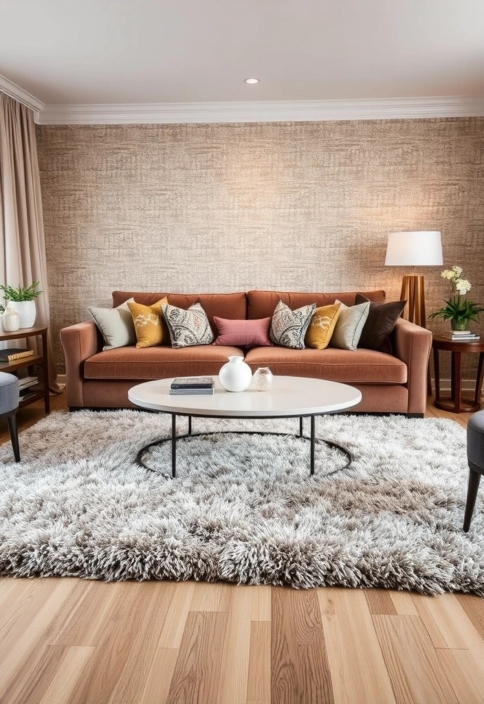 20 Cozy Living Room Ideas That'll Make You Never Want to Leave Home Again! - 1. Layered Textures