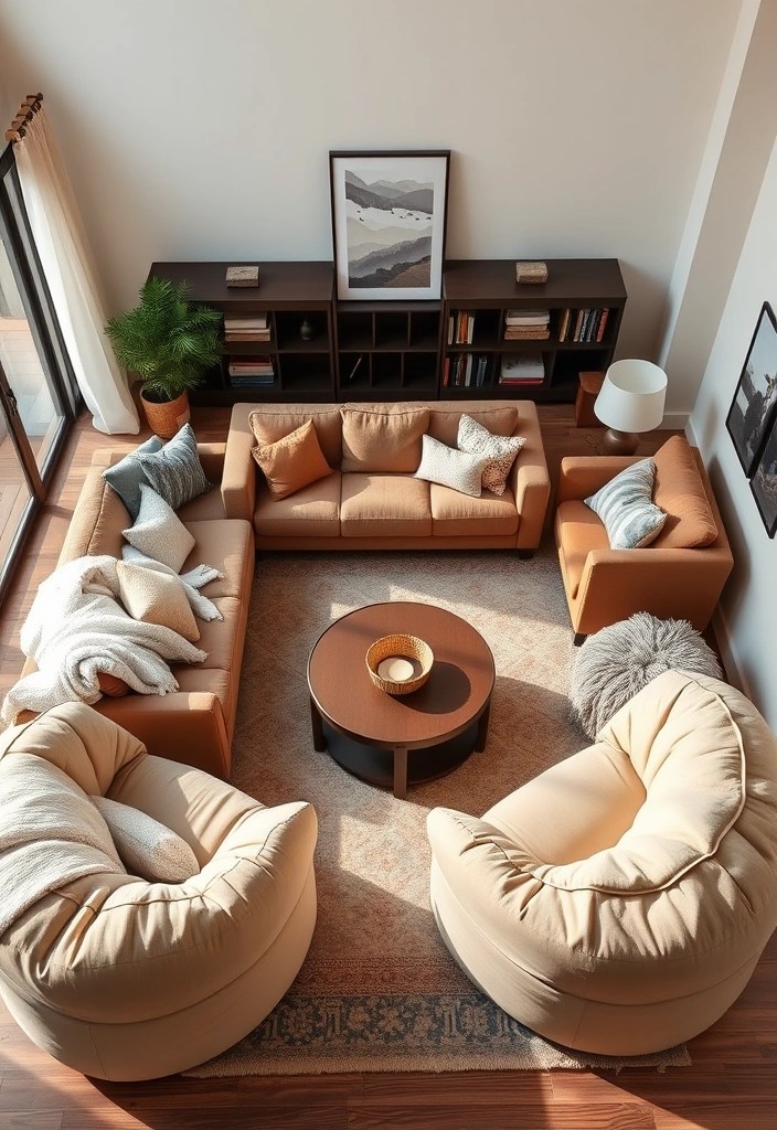 20 Cozy Living Room Ideas That'll Make You Never Want to Leave Home Again! - 4. Comfortable Seating