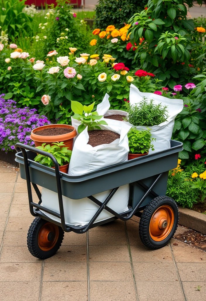 14 Must-Have Garden Tools That Will Make Your Gardening Effortless! - 7. Garden Cart or Wheelbarrow