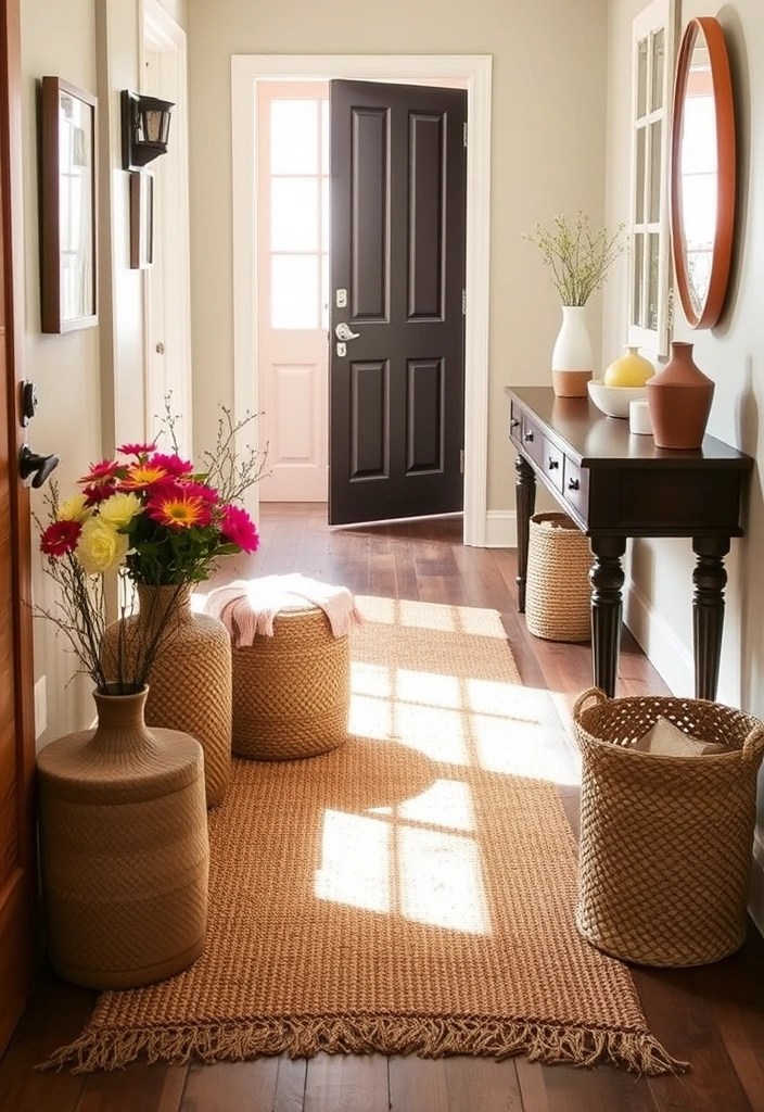 14 Welcoming Spring Entryway Decor Ideas to Impress Your Guests! - 10. Nature-Inspired Elements