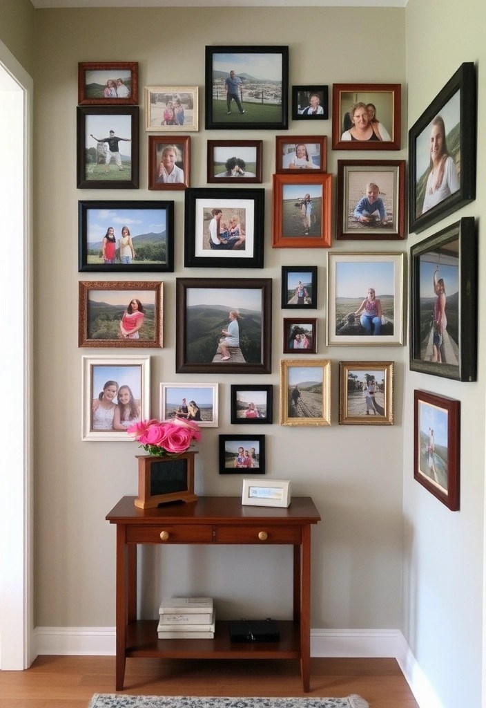 14 Welcoming Spring Entryway Decor Ideas to Impress Your Guests! - 13. Entryway Gallery of Memories