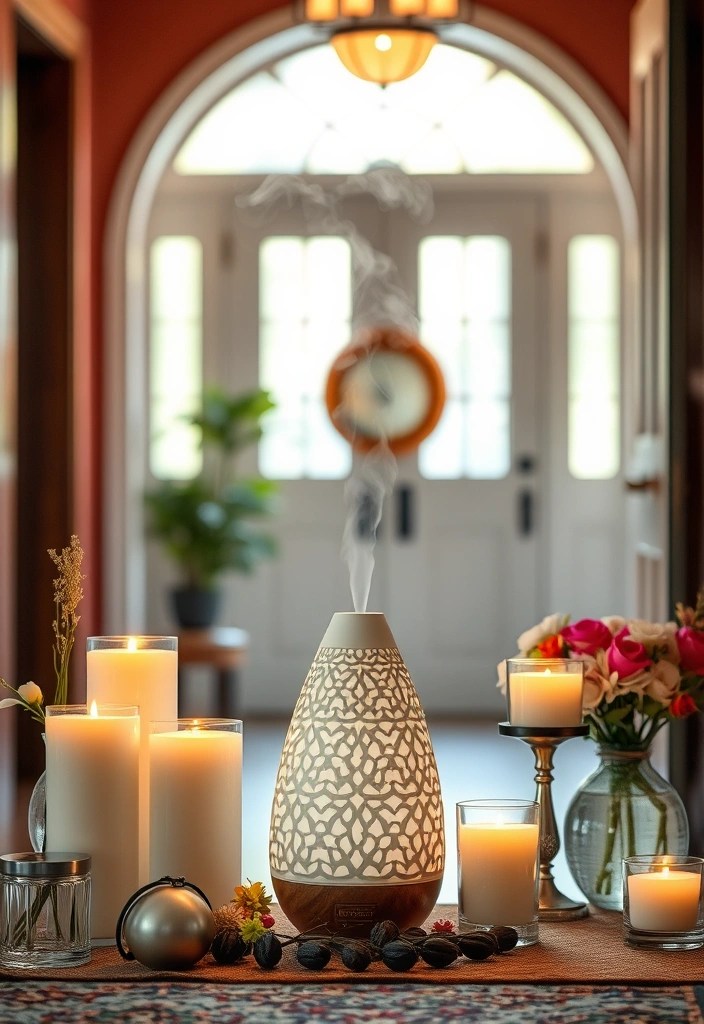 14 Welcoming Spring Entryway Decor Ideas to Impress Your Guests! - 14. Seasonal Scented Elements