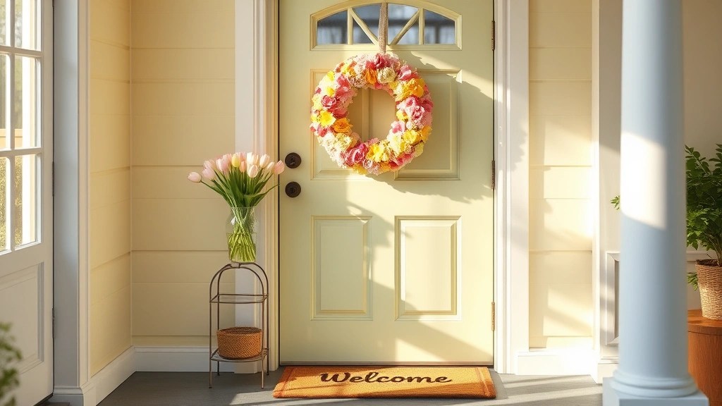 14 Welcoming Spring Entryway Decor Ideas to Impress Your&nbsp;Guests!