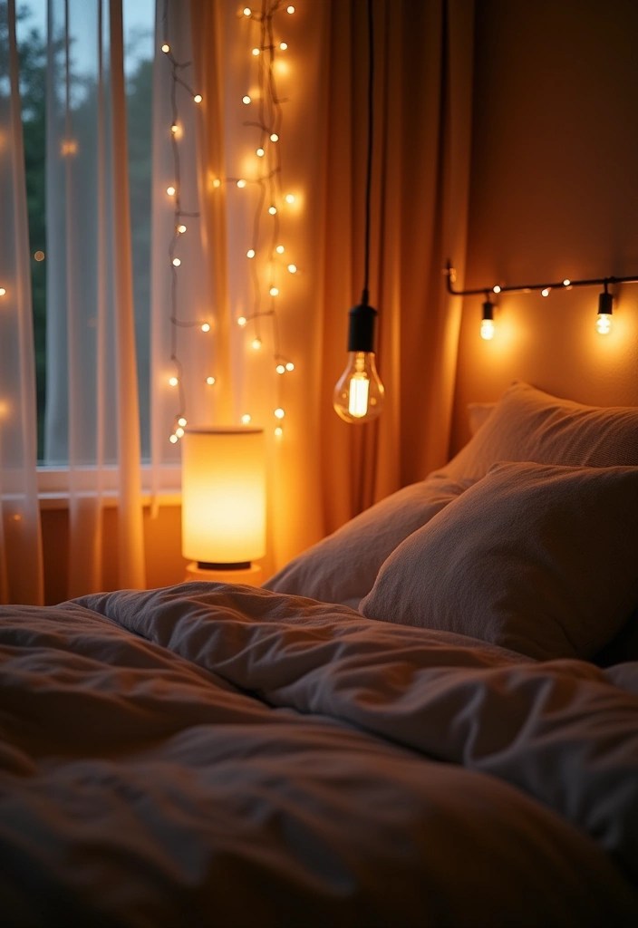 18 Cozy Bedroom Ideas for the Ultimate Relaxation Experience (You Deserve This!) - 2. Warm Lighting