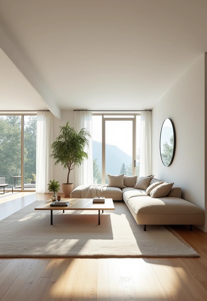 18 Simple Minimalist Home Ideas That'll Clear Your Mind and Space! - 5. Utilize Open Spaces