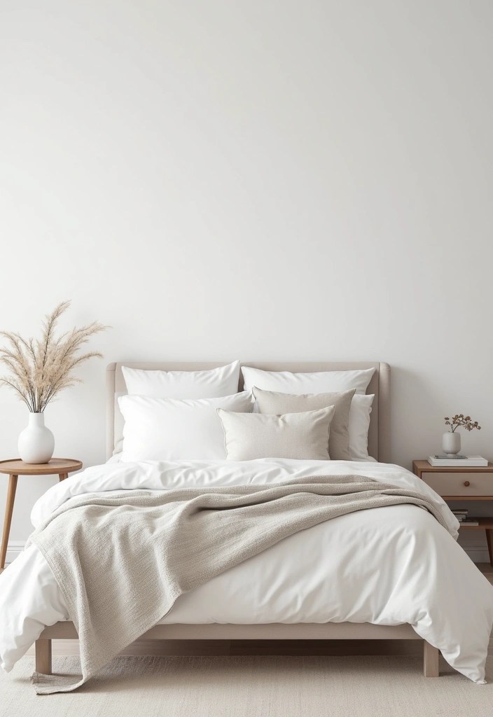 18 Simple Minimalist Home Ideas That'll Clear Your Mind and Space! - 8. Opt for Simple Textiles