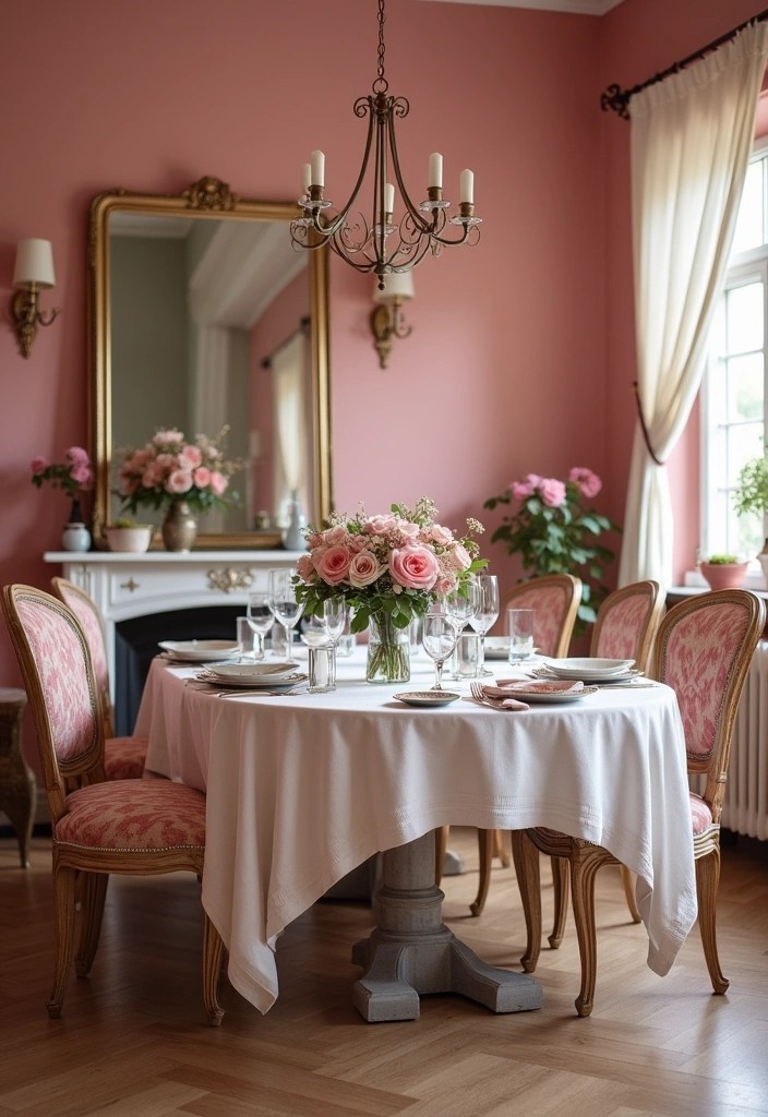 19 Elegant Dining Room Color Trends That’ll Wow Your Guests (Don’t Miss #4!) - 17. Dusty Rose