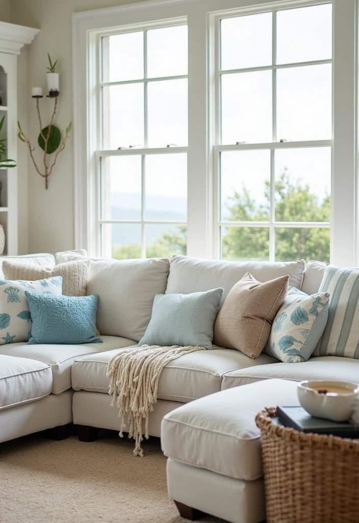 20 Living Room Ideas That'll Make You Want to Curl Up with a Good Book! (You Won't Believe #15!) - 14. Coastal Calm