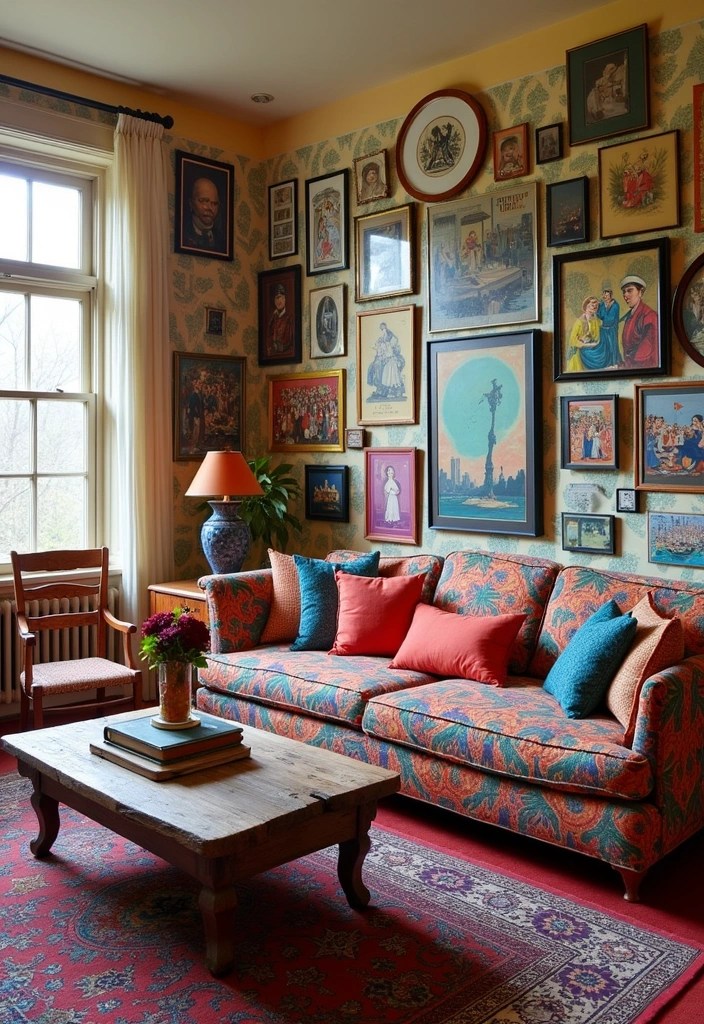 20 Living Room Ideas That'll Make You Want to Curl Up with a Good Book! (You Won't Believe #15!) - 6. Colorful Eclectic