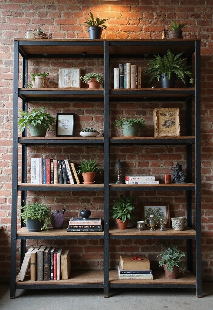 10 Brilliant Shelving Solutions That Will Transform Your Space! - 8. Industrial Style Shelving