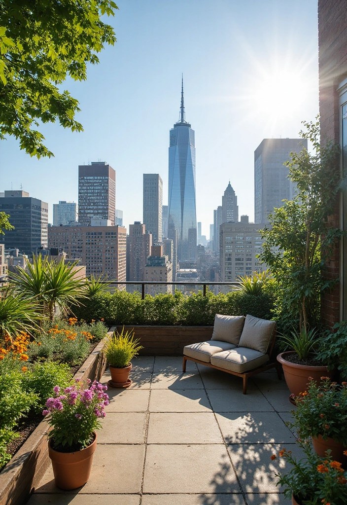 10 Brilliant Small Garden Ideas for City Dwellers (Your Neighbors Will Be Jealous of #2!) - 4. Rooftop Gardens: Sky High Greenery