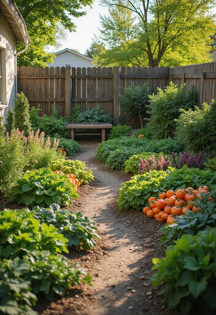 10 Brilliant Small Garden Ideas for City Dwellers (Your Neighbors Will Be Jealous of #2!) - 7. Edible Landscaping: Beauty Meets Function