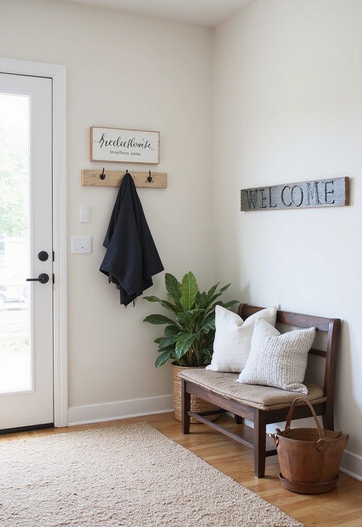 10 Cozy Minimalism Tips to Transform Your Space Into an Inviting Haven This Season! - 10. Create a Cozy Entryway