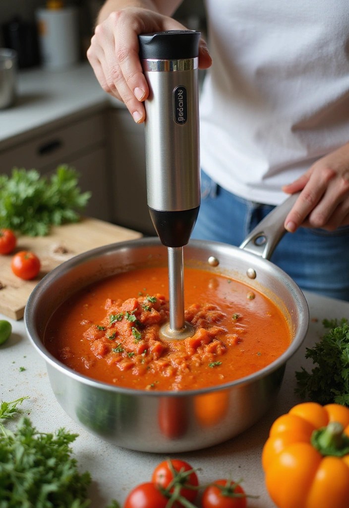 10 Must-Have Cooking Gadgets That Will Change Your Kitchen Game Forever! - 3. Immersion Blender