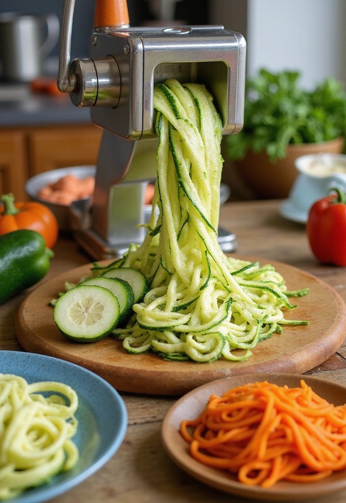 10 Must-Have Cooking Gadgets That Will Change Your Kitchen Game Forever! - 8. Vegetable Spiralizer