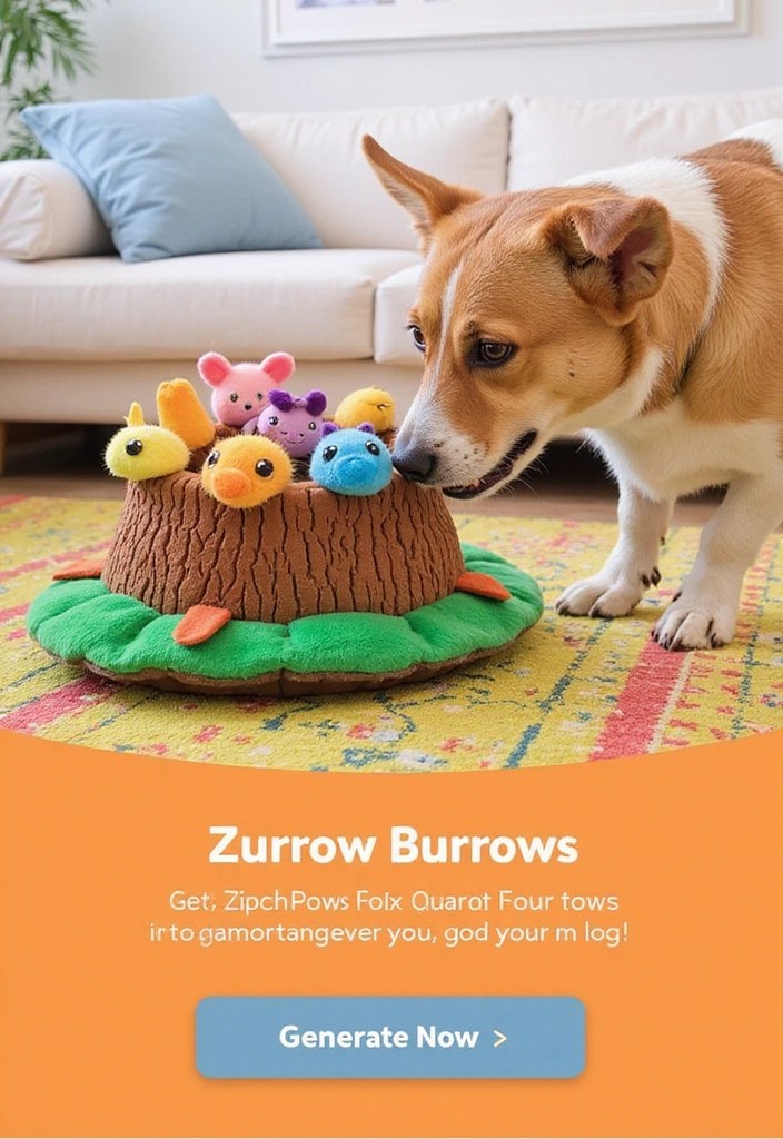 10 Must-Have Dog Toys That Will Keep Your Pup Entertained for Hours! - 3. ZippyPaws Burrow Squeaky Toy