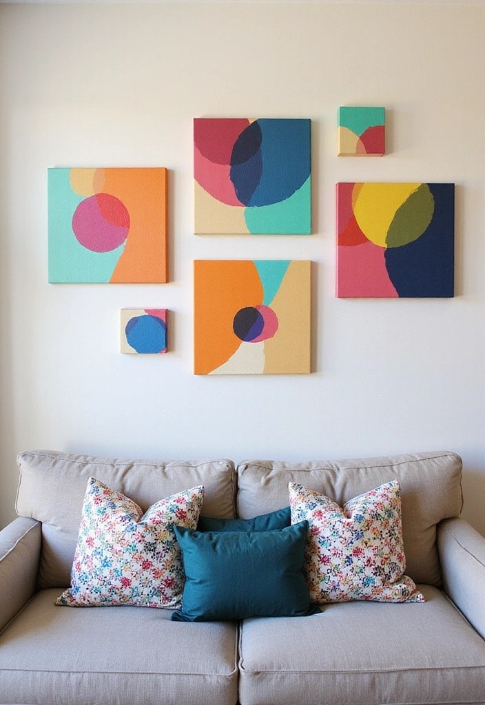 10 Stunning Home Upgrades Under $100 That Will Transform Your Space! - 6. Create Art with DIY Wall Art