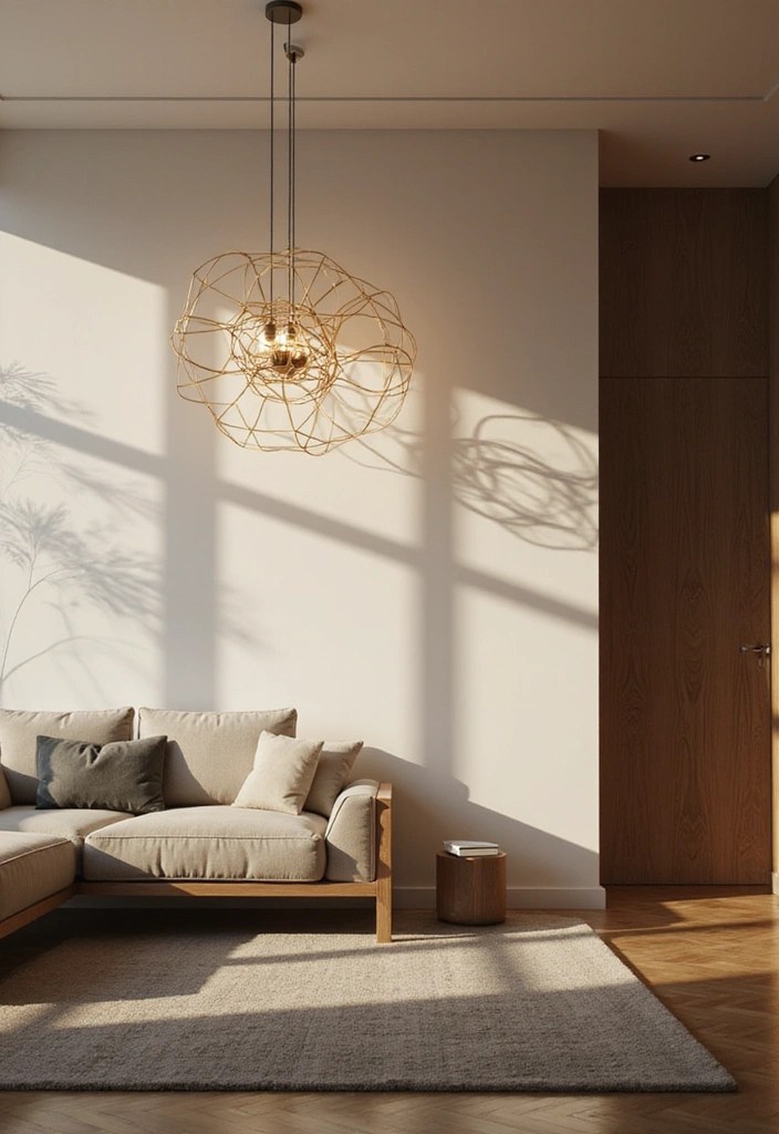 10 Stunning Minimalist Lighting Ideas That Will Elevate Your Home Style! - 9. Artistic Light Fixtures