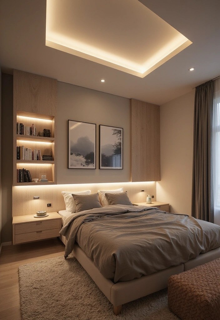 10 Stylish Minimalist Lamps That Will Transform Your Space! - 2. The Modern Touch of LED Strip Lighting