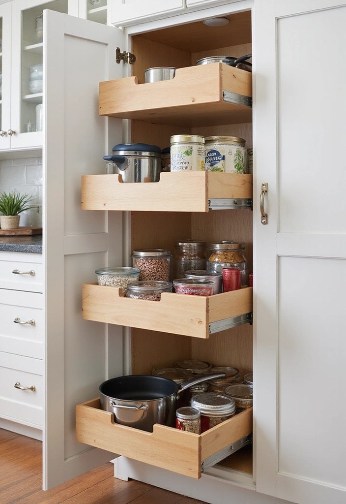 12 Kitchen Appliances That Will Organize Your Space Like a Pro! - 10. Pull-Out Cabinet Organizers