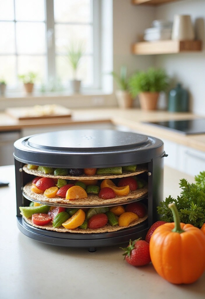 12 Kitchen Appliances That Will Organize Your Space Like a Pro! - 9. Food Dehydrator