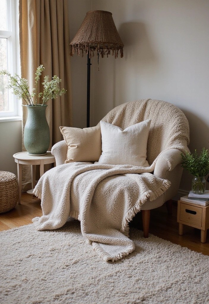 12 Relaxation Home Decor Ideas That Will Instantly Melt Your Stress Away! - 7. Soft Textiles for Comfort