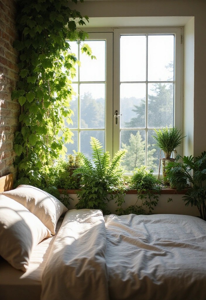 12 Spring Bedroom Inspirations That Will Transform Your Space into a Cozy Retreat! - 1. Lush Greenery: Bring the Outdoors In