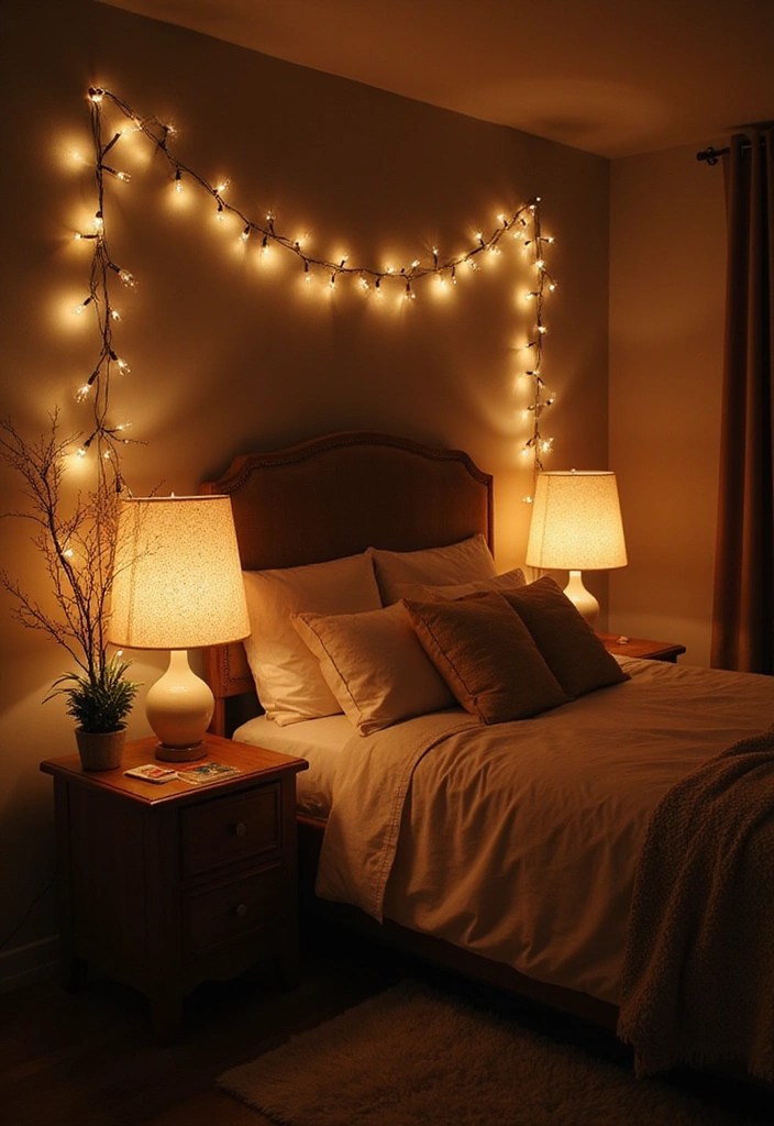 12 Spring Bedroom Inspirations That Will Transform Your Space into a Cozy Retreat! - 11. Soft Lighting: Ambient Glow