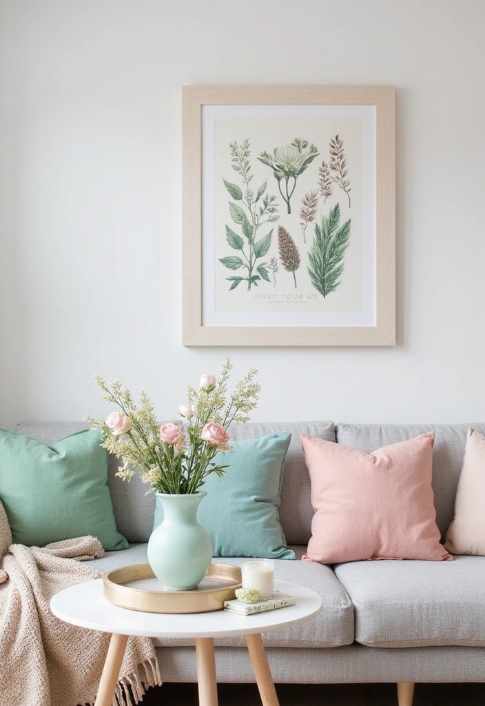 12 Stylish Scandinavian Spring Living Room Ideas That Will Transform Your Space! - 8. Seasonal Color Accents