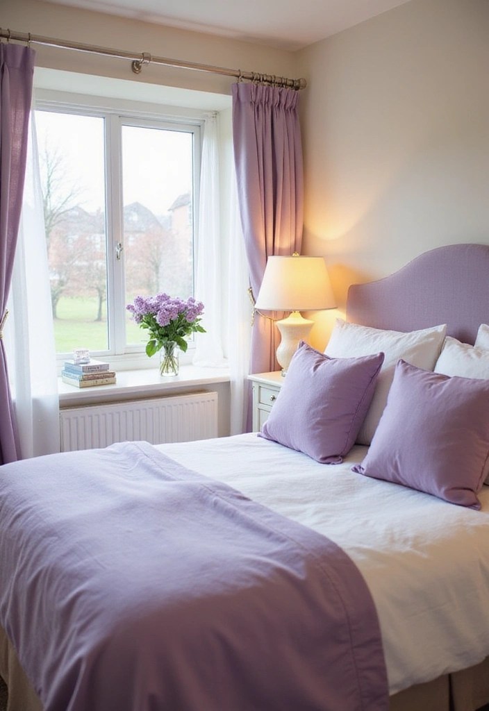 12 Vibrant Spring Color Ideas to Instantly Freshen Up Your Home! - 1. Soft Lilac and Cream