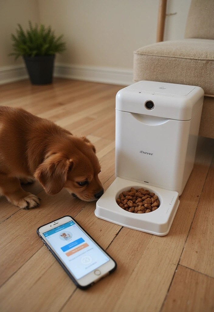 13 Smart Home Ideas That Will Make You Feel Like You’re Living in the Future! - 12. Smart Pet Feeders for Furry Friends