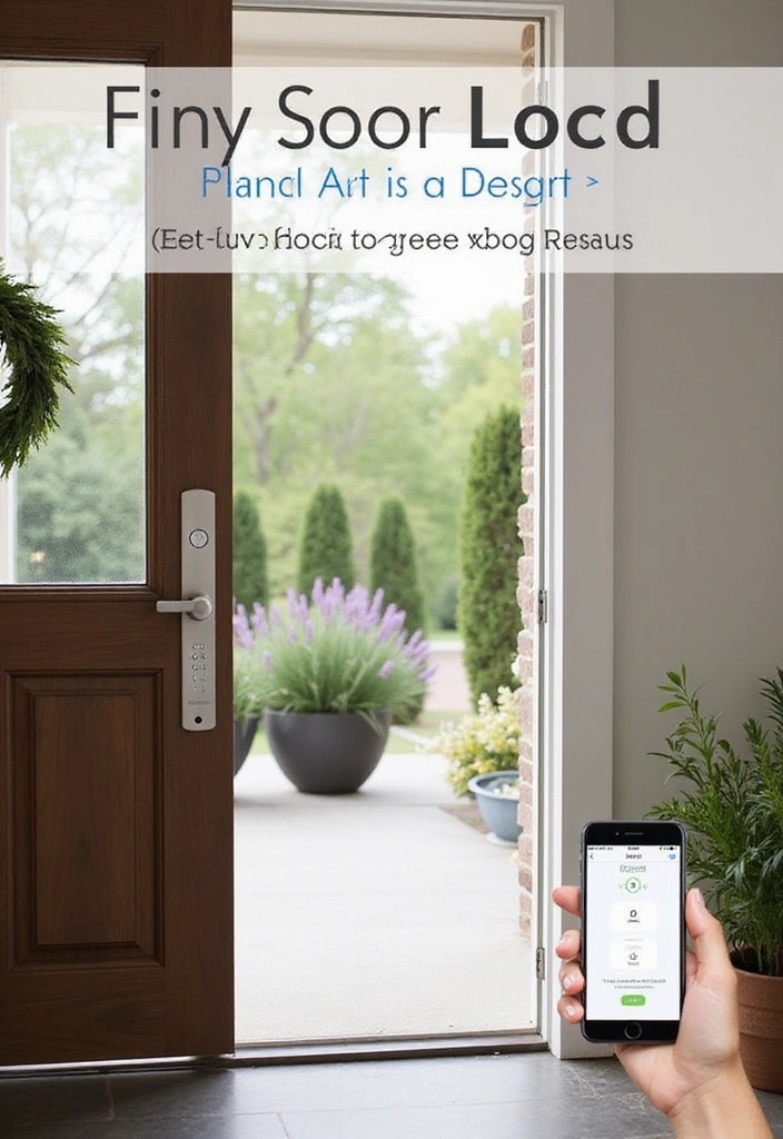 13 Smart Home Ideas That Will Make You Feel Like You’re Living in the Future! - 5. Smart Locks for Keyless Entry