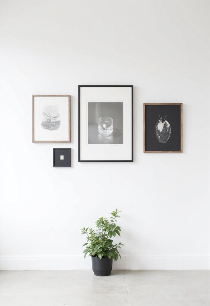 14 Minimalist Decor Hacks That Will Simplify Your Life (and Look Amazing!) - 4. Choose Simple Artwork