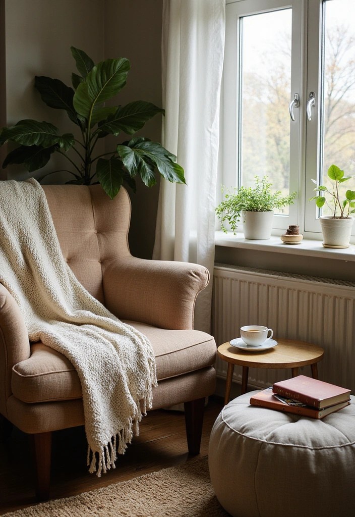 14 Small Home Office Ideas That Maximize Creativity in Tiny Spaces (You'll Love #9!) - 11. Create a Calm Corner