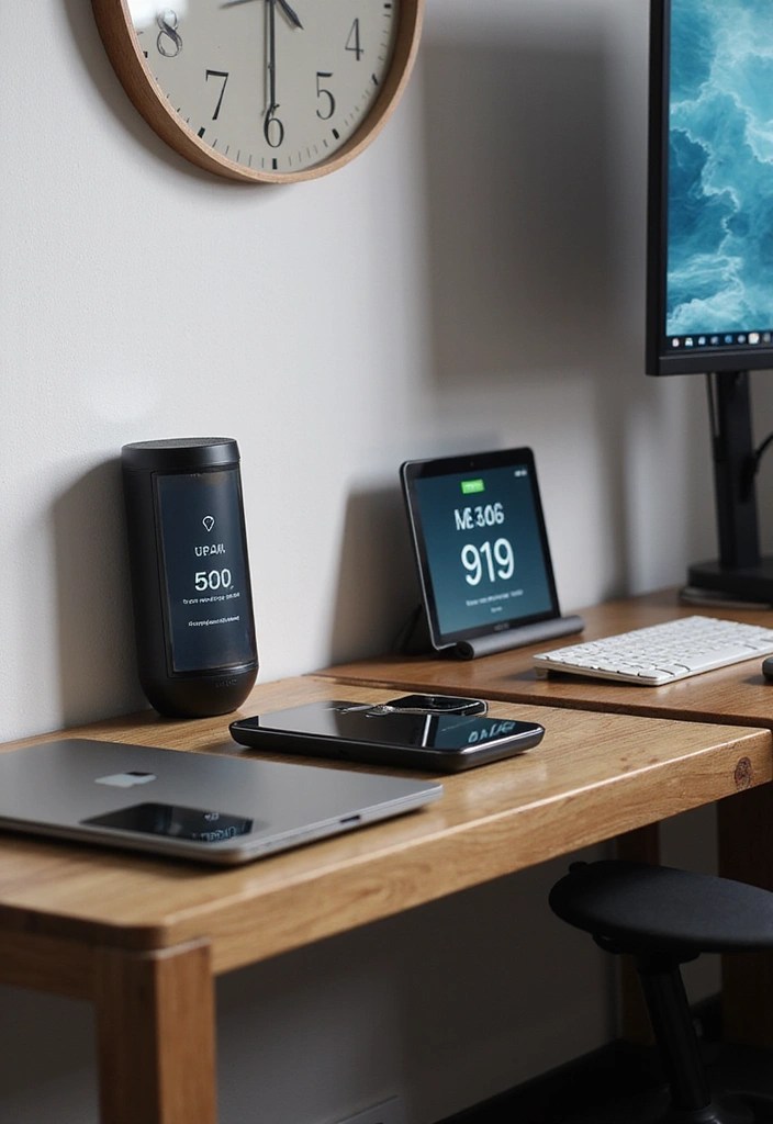 14 Small Home Office Ideas That Maximize Creativity in Tiny Spaces (You'll Love #9!) - 12. Go Tech-Savvy