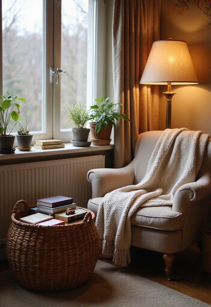 15 Chic Book Storage Ideas That Maximize Space and Style (Check Out #9!) - 2. Stylish Book Baskets: Cozy and Practical