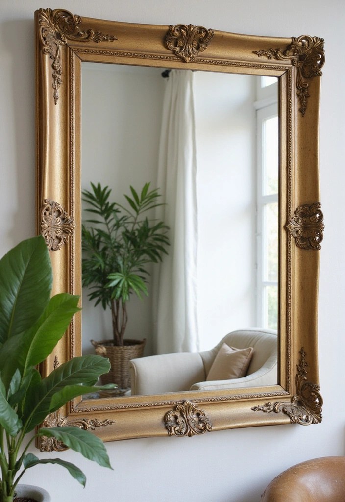 15 DIY Home Decor Projects That'll Transform Your Space in Minutes! - 12. Elegant Wall Mirrors