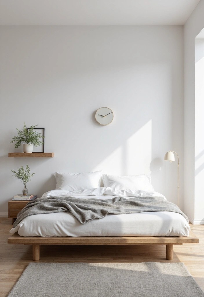 15 Dreamy Bedroom Makeovers Under $100 (Wait Until You See #7!) - 1. Cozy Minimalism