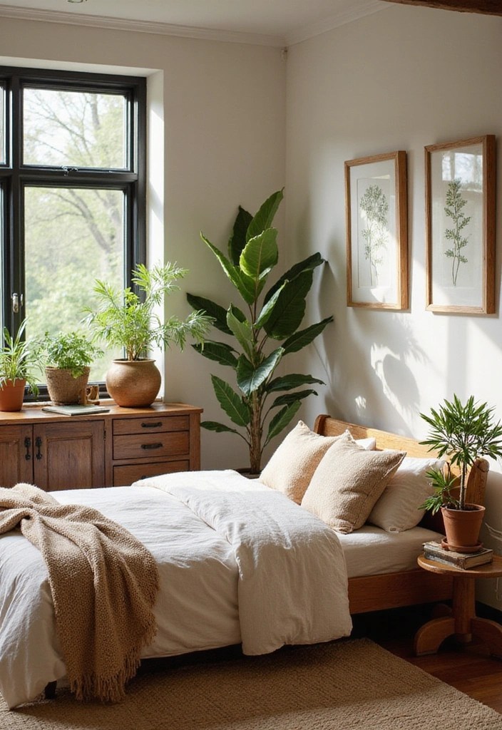 15 Dreamy Bedroom Makeovers Under $100 (Wait Until You See #7!) - 13. Nature Inspired