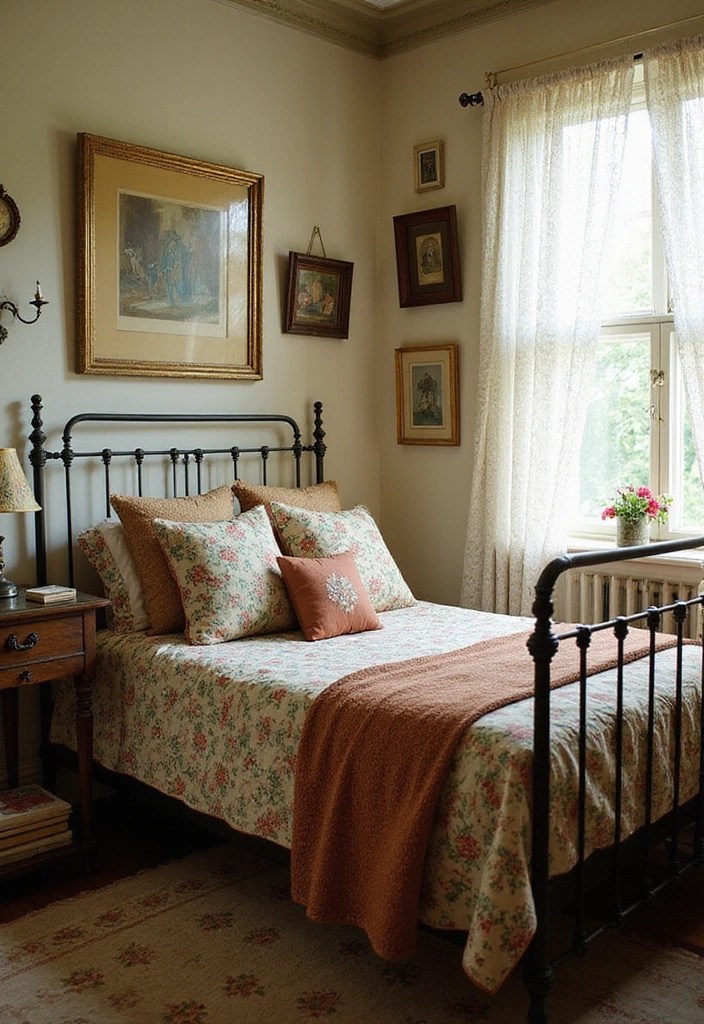 15 Dreamy Bedroom Makeovers Under $100 (Wait Until You See #7!) - 2. Vintage Charm
