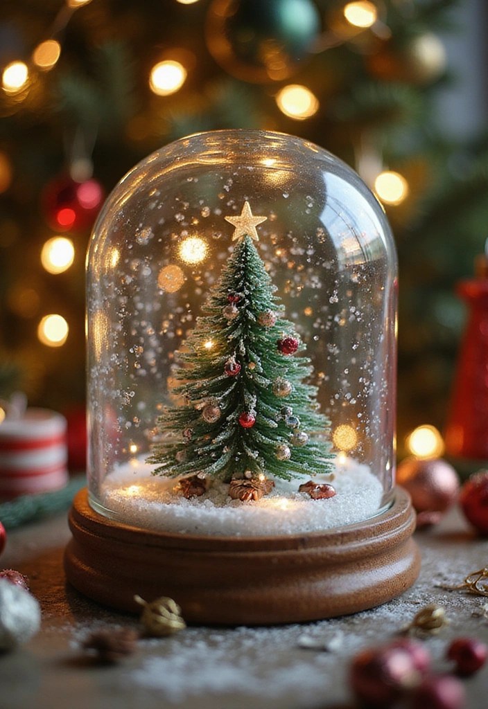 15 Fun Holiday Crafts to Brighten Up Your Home (You Won't Believe How Easy #7 Is!) - 15. DIY Snow Globes
