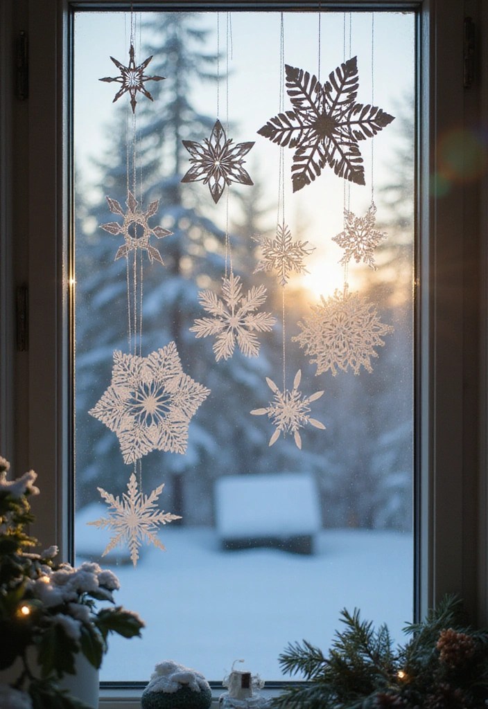 15 Fun Holiday Crafts to Brighten Up Your Home (You Won't Believe How Easy #7 Is!) - 7. Paper Snowflakes