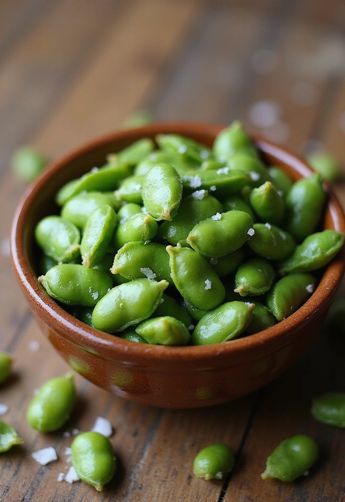 15 Healthy Snacks That Will Boost Your Energy and Help You Lose Weight (Try #9 Today!) - 12. Edamame with Sea Salt