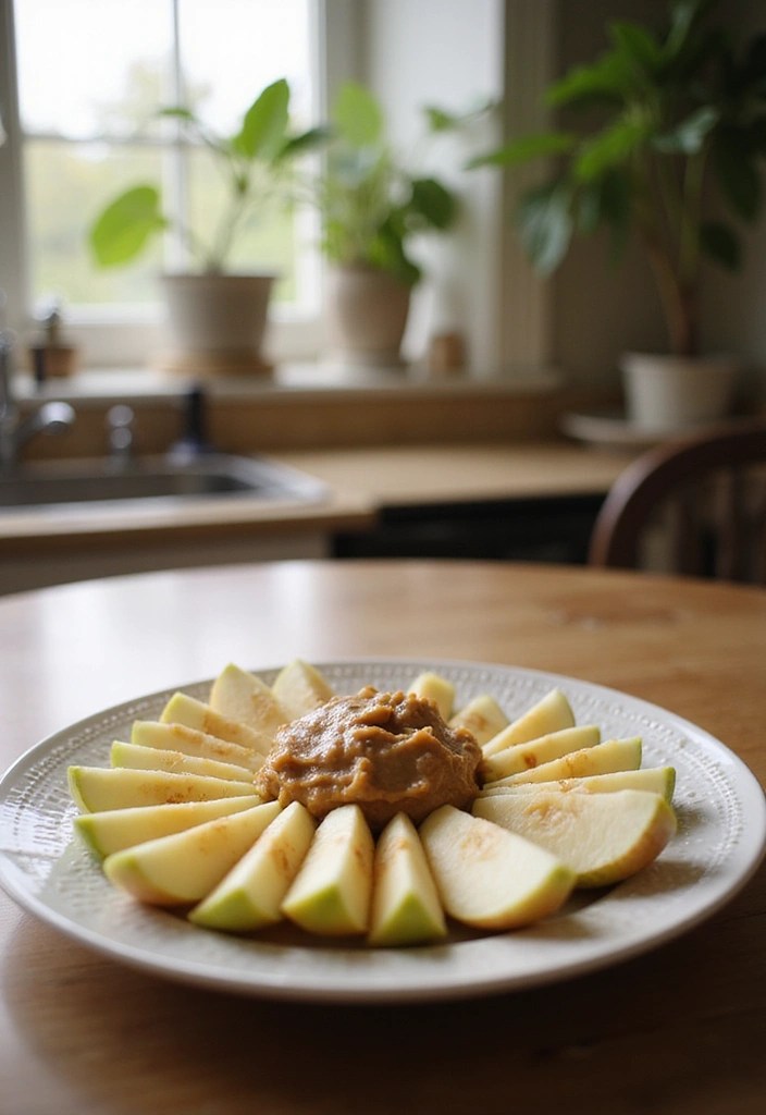 15 Healthy Snacks That Will Boost Your Energy and Help You Lose Weight (Try #9 Today!) - 2. Almond Butter and Apple Slices