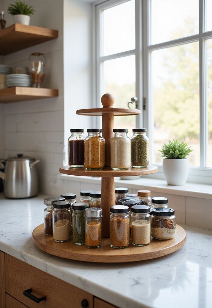 15 Kitchen Storage Solutions That'll Transform Your Cluttered Space into a Dream! - 13. Lazy Susans – Effortless Access