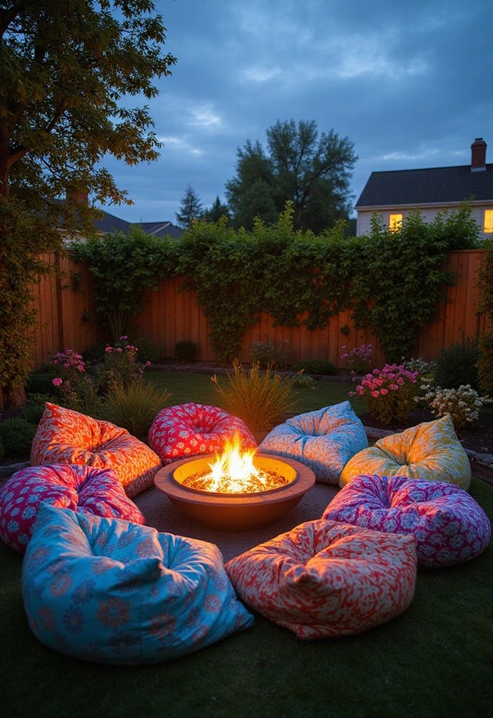 15 Outdoor Seating Ideas That'll Make Your Backyard the Ultimate Retreat! - 8. Trendy Bean Bags
