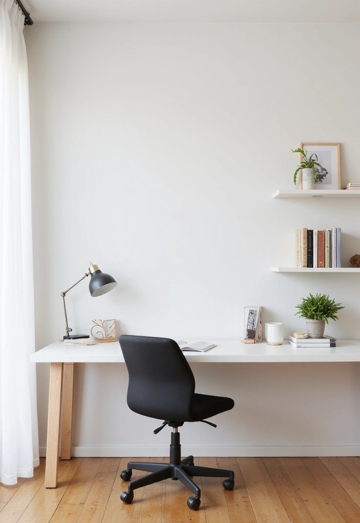 15 Smart Home Office Ideas That'll Boost Your Productivity (and Look Amazing!) - 1. Minimalist Magic